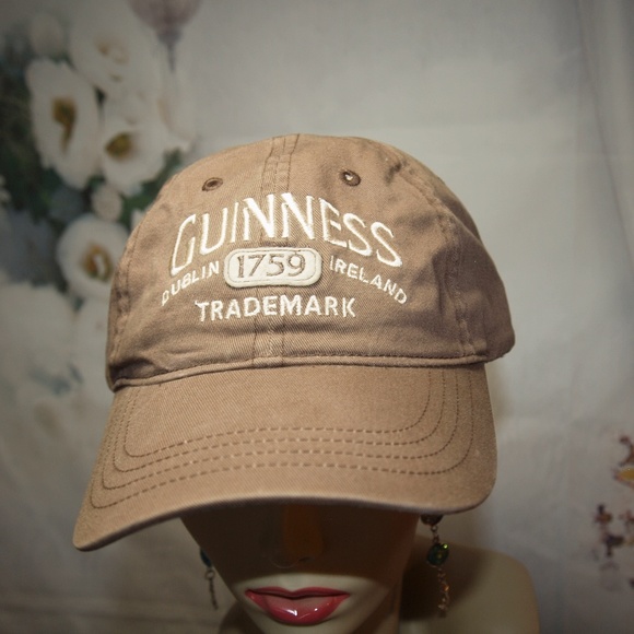 Guinness Accessories - Guinness Hat Dublin Ireland 1759 Trademark Embroidered Vintage Baseball Cap
